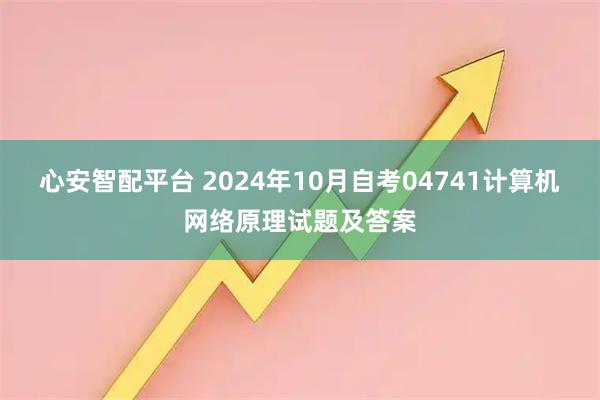 心安智配平台 2024年10月自考04741计算机网络原理试题及答案