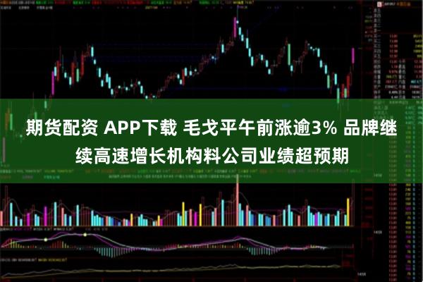 期货配资 APP下载 毛戈平午前涨逾3% 品牌继续高速增长机构料公司业绩超预期