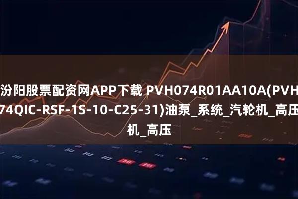 汾阳股票配资网APP下载 PVH074R01AA10A(PVH74QIC-RSF-1S-10-C25-31)油泵_系统_汽轮机_高压